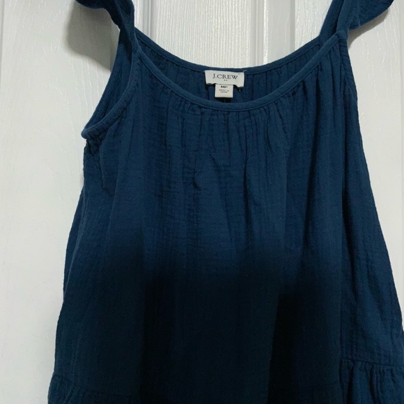 JCrew Factory ruffle strap gauze maxi dress - Picture 9 of 9
